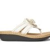 Women's Cliffs By White Mountain Carnation Wedge Flip-Flops White