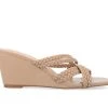 Women's Journee Collection Baylen Wedge Sandals Taupe
