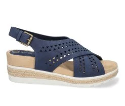Women's Bella Vita Cosette Wedge Sandals Navy