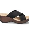 Women's Easy Works By Easy Street Ragan Slip Resistant Wedge Sandals Black