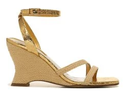 Women's Franco Sarto Franca 2 Wedge Dress Sandals Natural