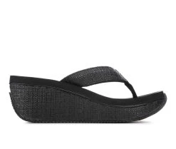 Women's Volatile Bahama Wedges Black