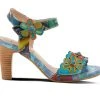 Women's L'Artiste Gardena Dress Sandals Blue Multi