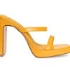 Women's Journee Collection Naivee Dress Sandals Orange