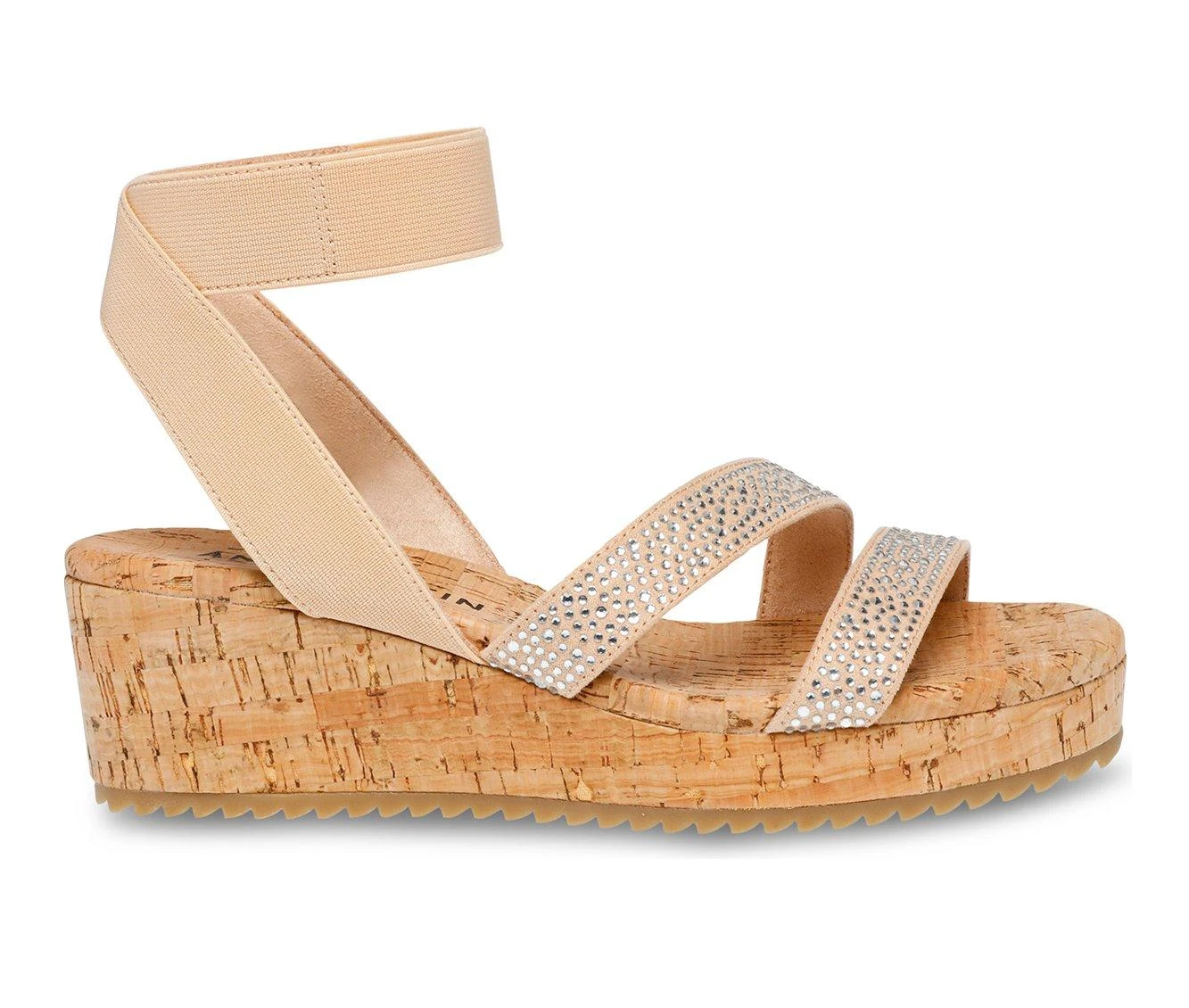 Women's Anne Klein Alyson-C Wedge Sandals Natural