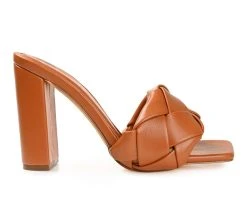 Women's Journee Collection Maysie Dress Sandals Brown