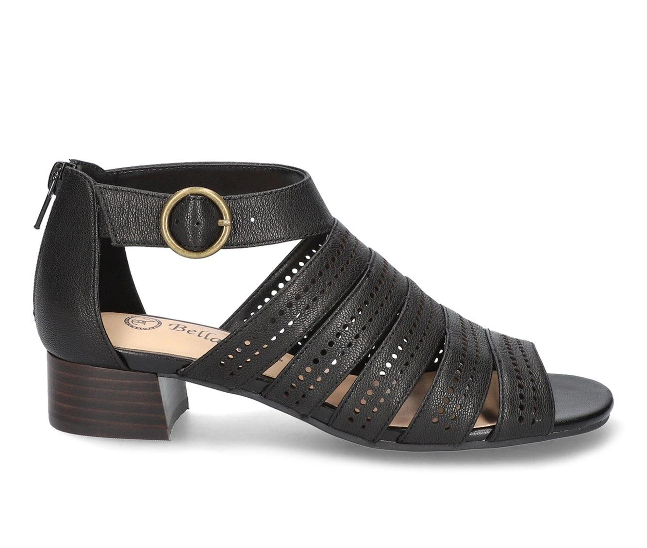 Women's Bella Vita Betsy Dress Sandals Black Leather