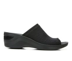 Women's BZEES Deluxe Wedge Sandals Black