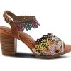 Women's L'Artiste Floradacious Dress Sandals Camel Multi