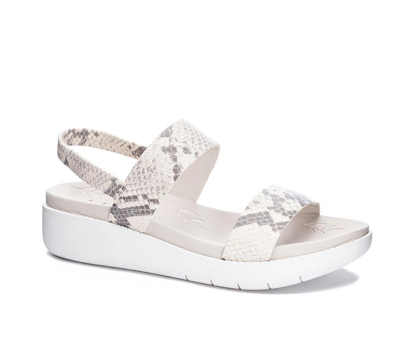 Women's CL By Laundry Catching Wedge Sandals Beige - Image 3