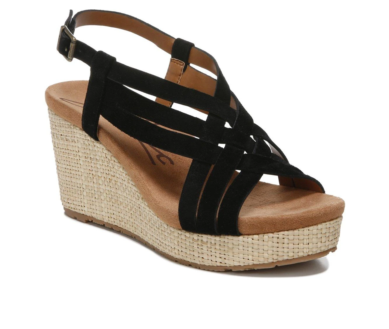 Women's Zodiac Petra Wedge Sandals Black - Image 3