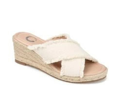Women's Journee Collection Shanni Wedge Sandals Beige -Journee Collection Shop 2 110