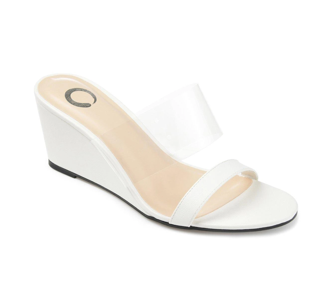Women's Journee Collection Angelina Dress Wedges White - Image 3