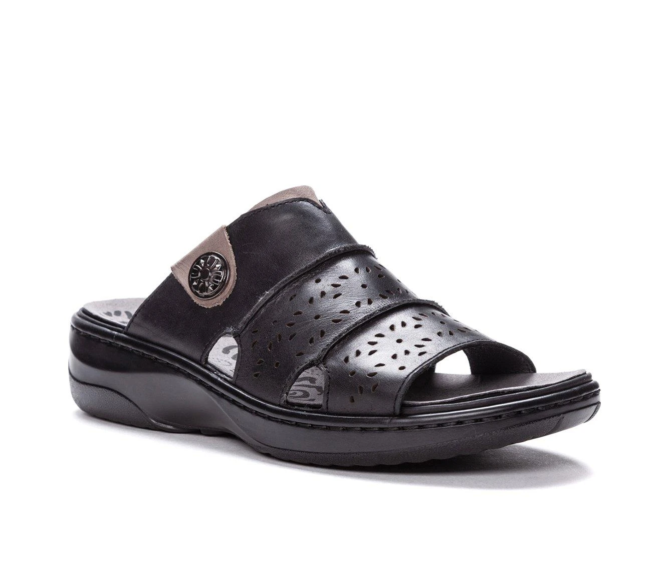 Women's Propet Gertie Sandals Black - Image 3