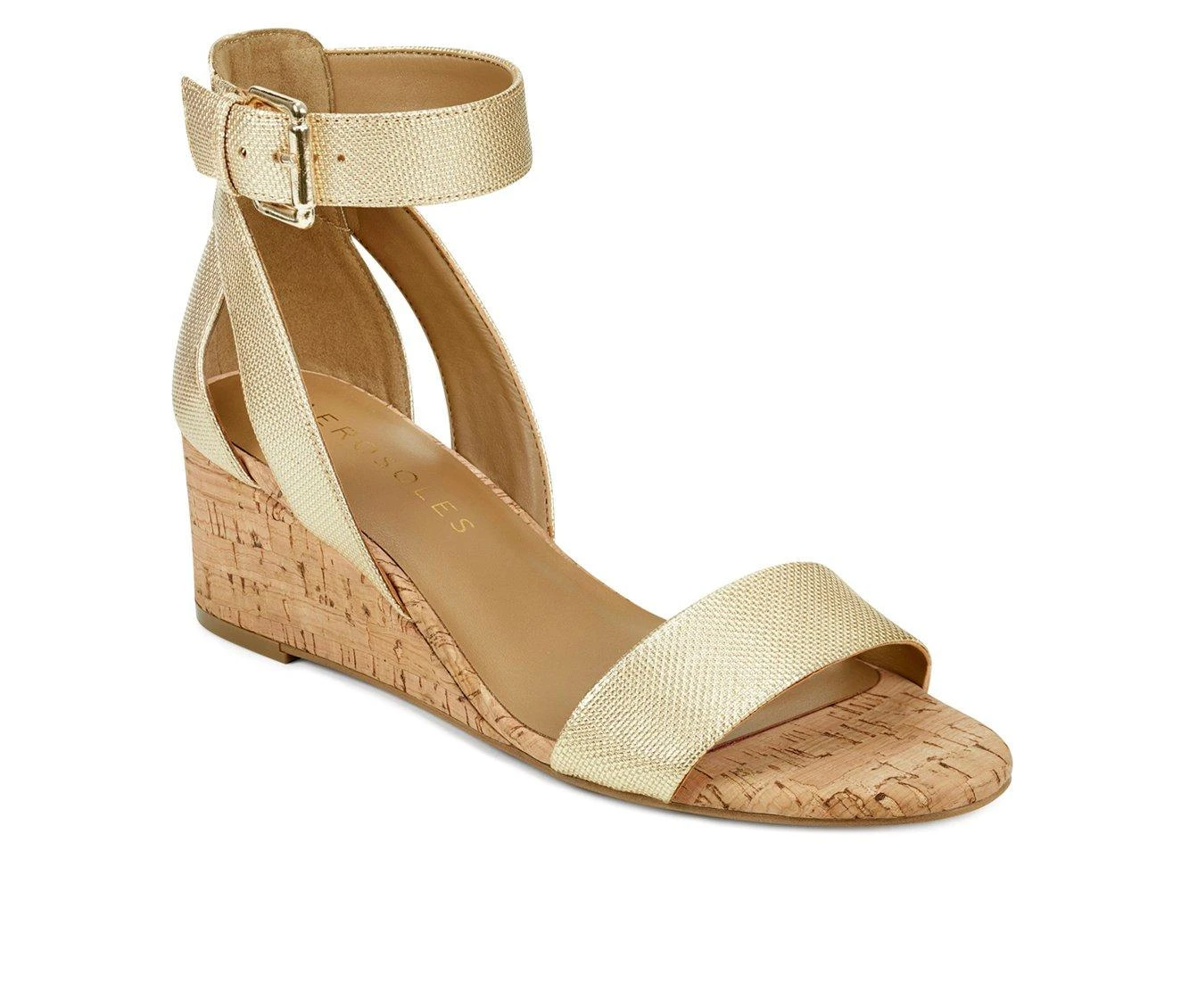 Women's Aerosoles Willowbrook Wedges Women's Aerosoles Willowbrook Wedges Gold Metallic -Journee Collection Shop 2 157