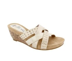 Women's Bellini Spa Wedge Sandals Gold -Journee Collection Shop 2 163