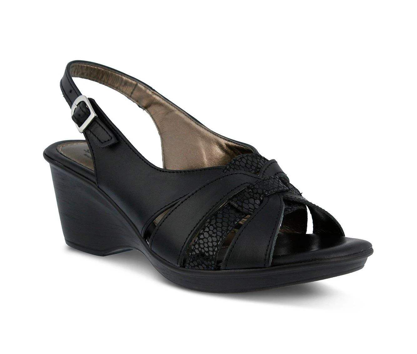 Women's SPRING STEP Adorable Dress Sandals Black - Image 3