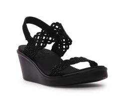 Women's Skechers Cali Rumble On Sassy Days Wedges Black -Journee Collection Shop 2 232