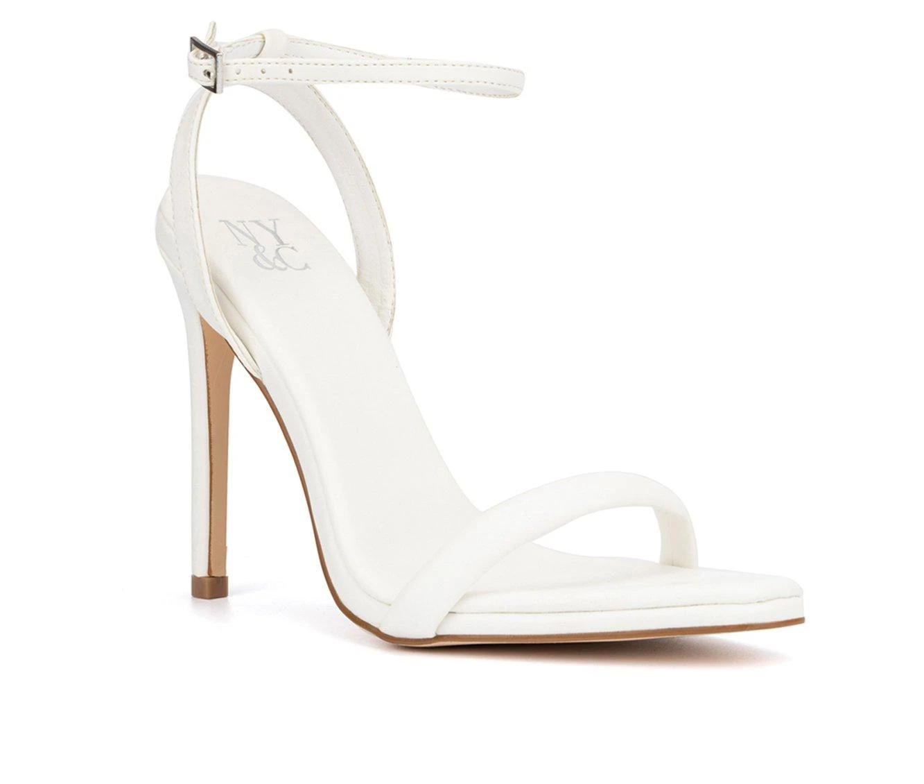 Women's New York And Company Alania Dress Sandals White - Image 3