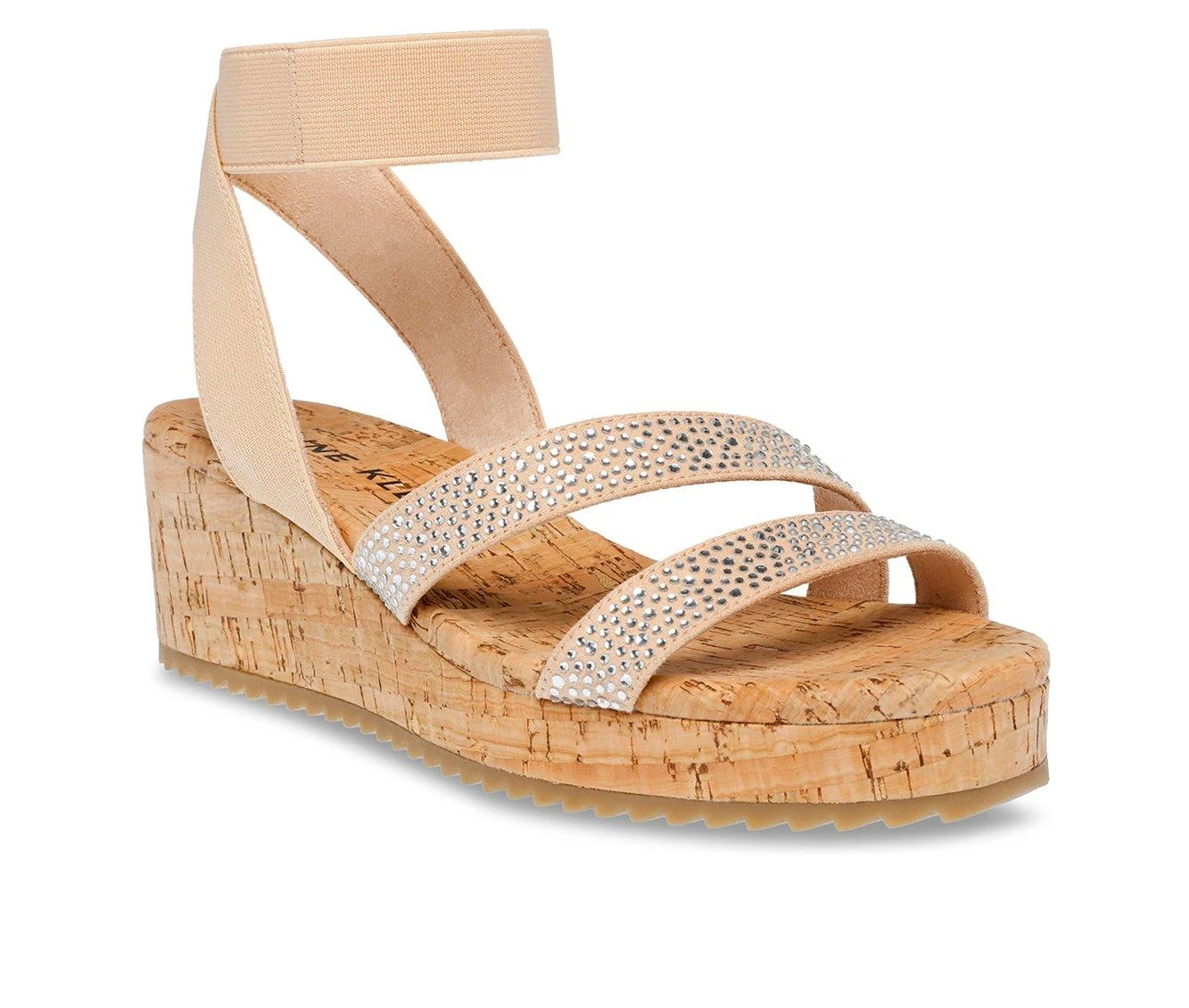 Women's Anne Klein Alyson-C Wedge Sandals Natural - Image 3