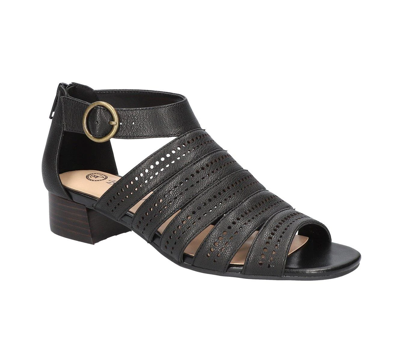 Women's Bella Vita Betsy Dress Sandals Black Leather - Image 3