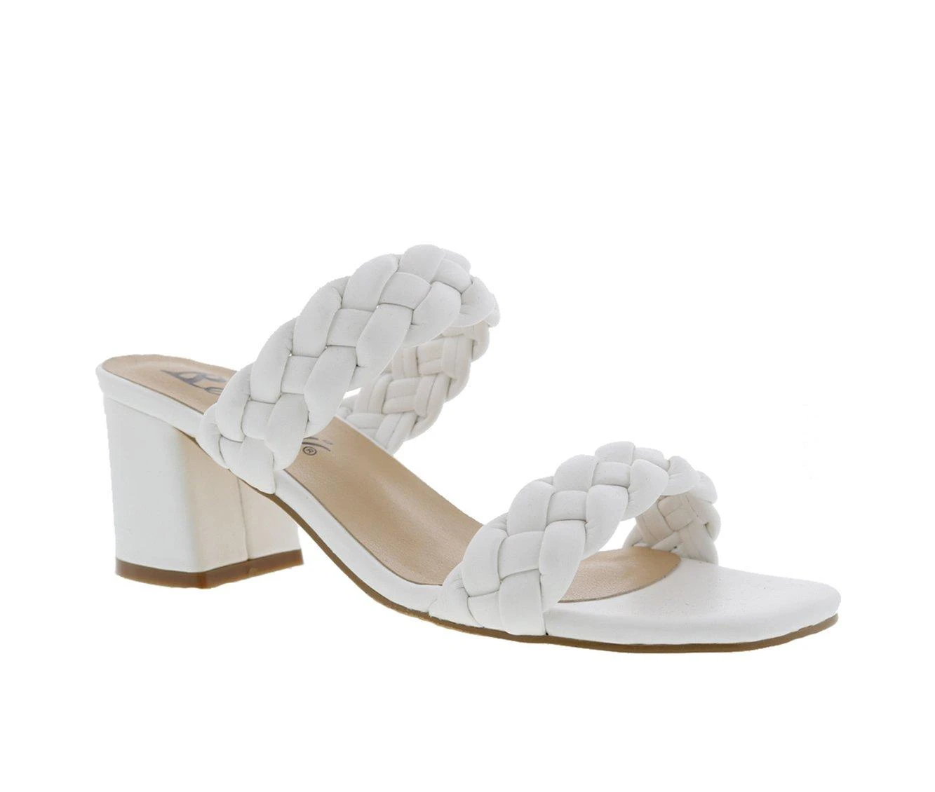 Women's Bellini Fuss Dress Sandals White - Image 3