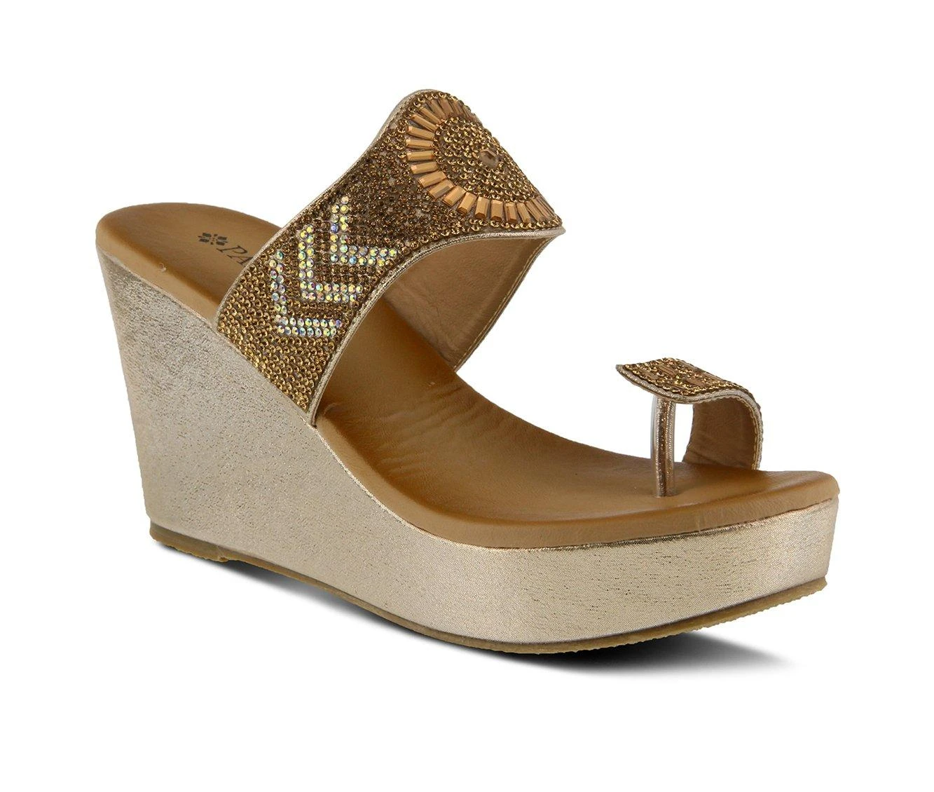 Women's Patrizia Heena Wedges Women's Patrizia Heena Wedges Gold -Journee Collection Shop 2 38