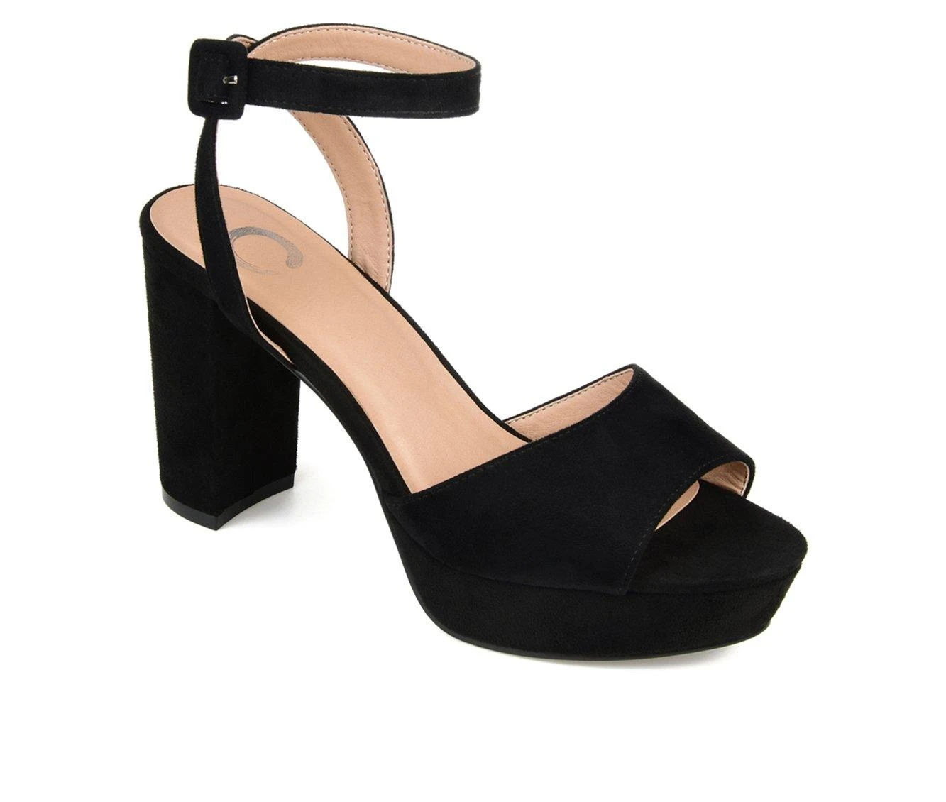 Women's Journee Collection Nairri Platform Heels Black - Image 3