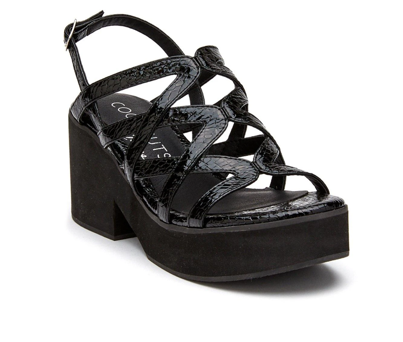 Women's Coconuts By Matisse Kiwi Dress Sandals Black - Image 3