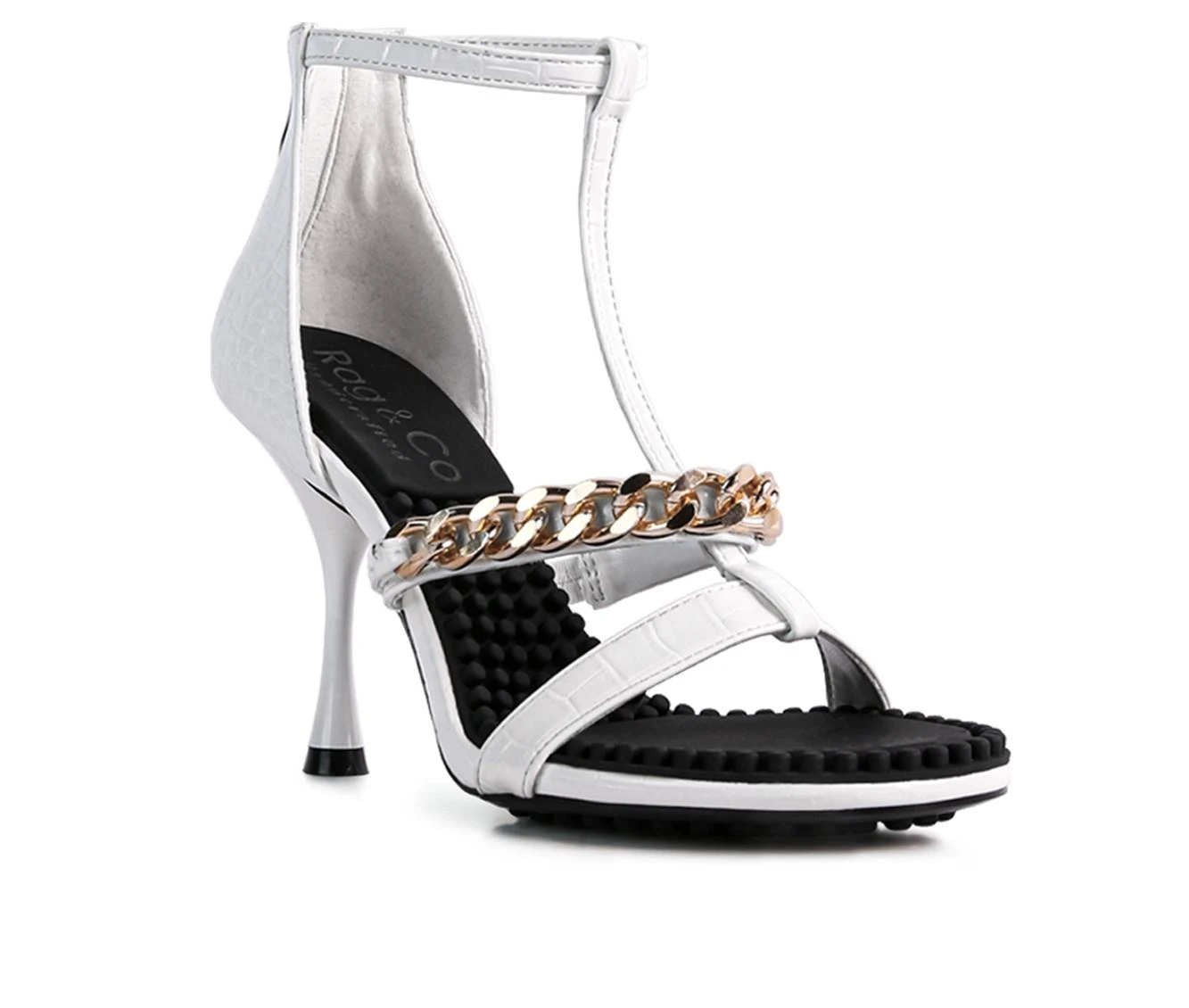 Women's Rag & Co Dakota Dress Sandals White - Image 3