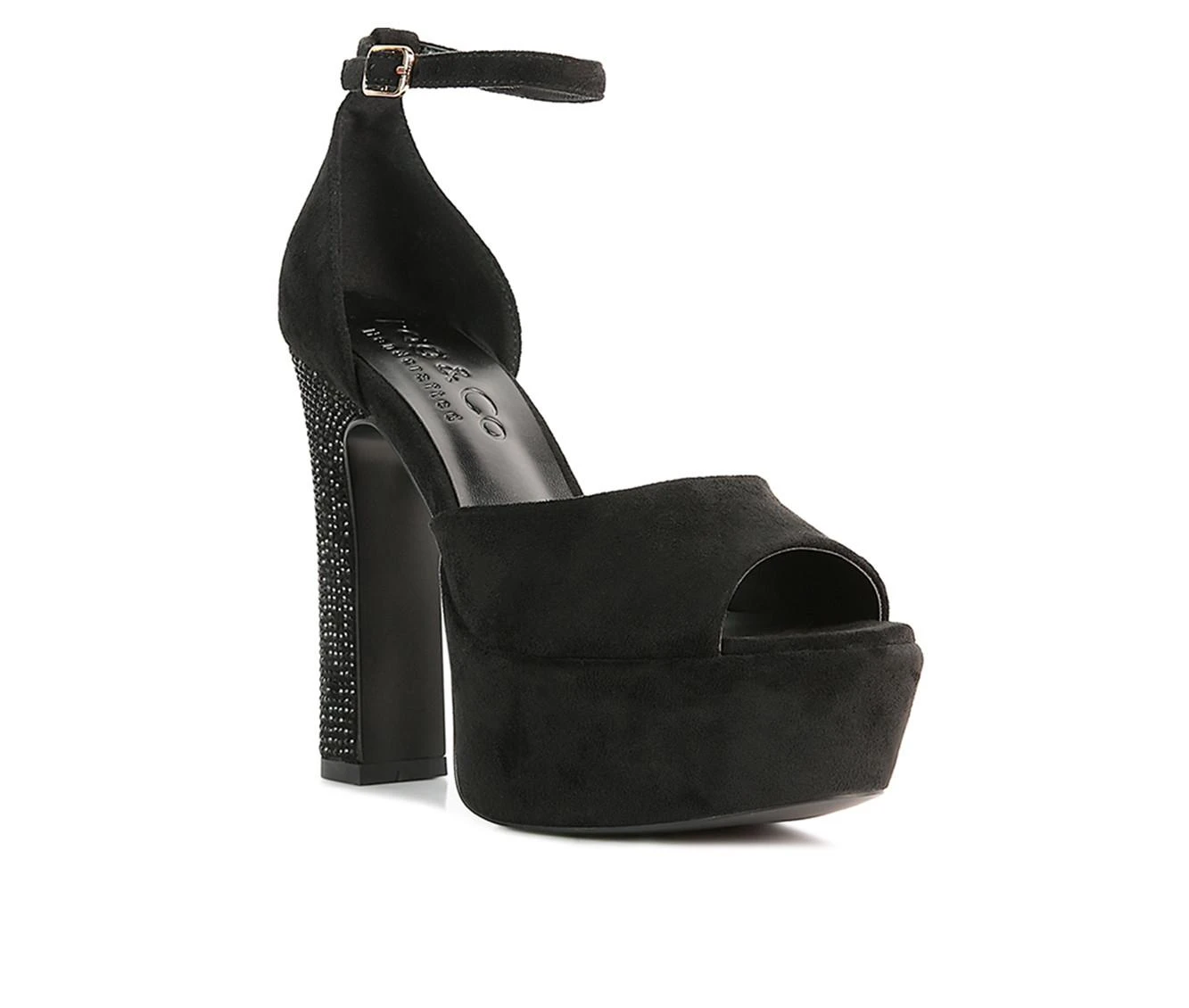 Women's Rag & Co Beaty Platform Dress Sandals Black - Image 3