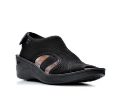 Women's BZEES Dream Stretch Wedge Sandals Black -Journee Collection Shop 2 64