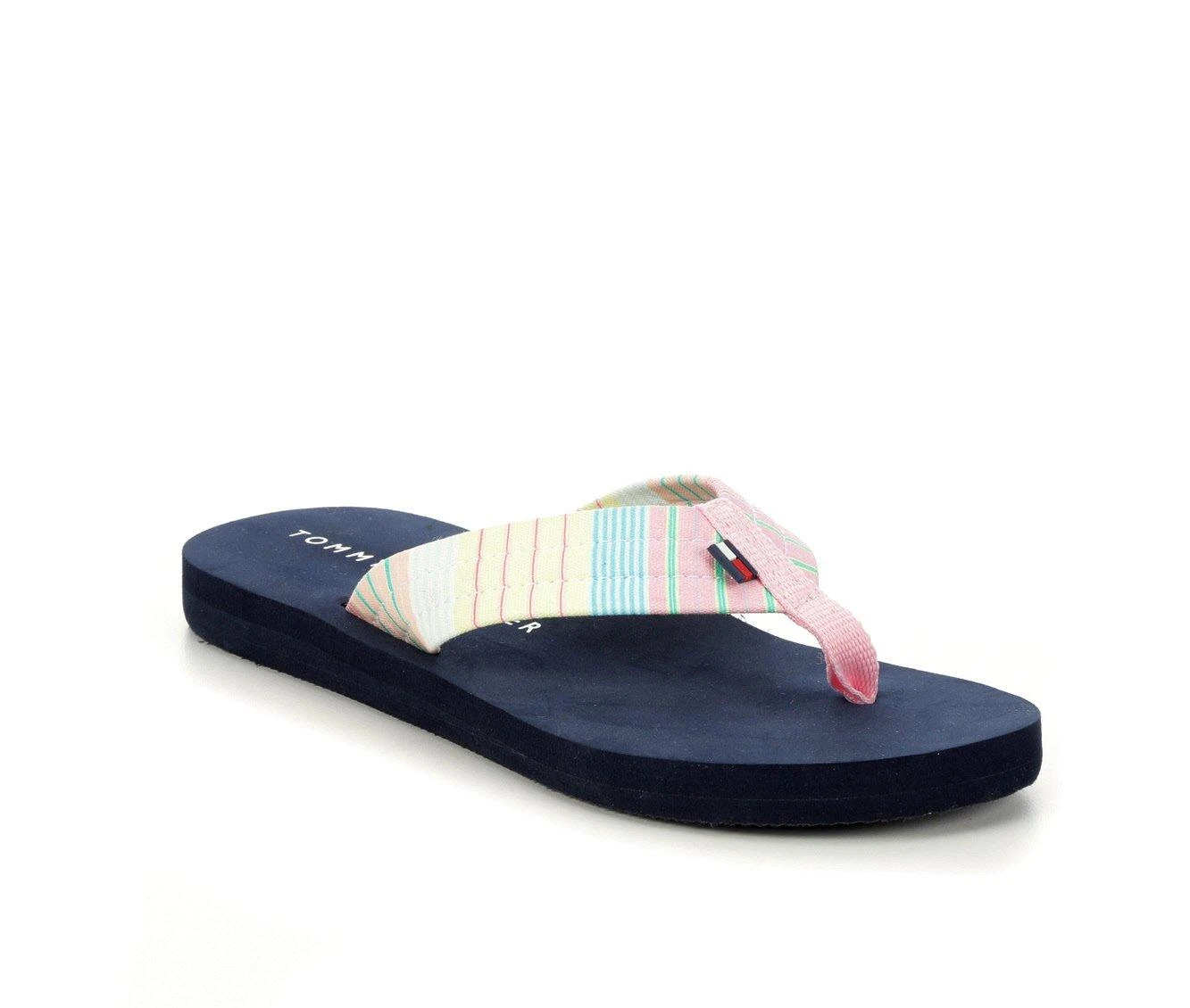 Women's Tommy Hilfiger Coupes Flip-Flops Pink Multi - Image 3