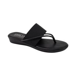 Women's Italian Shoemakers Nuri Sandals Black 4 Women's Italian Shoemakers Nuri Sandals Black -Journee Collection Shop 2 836