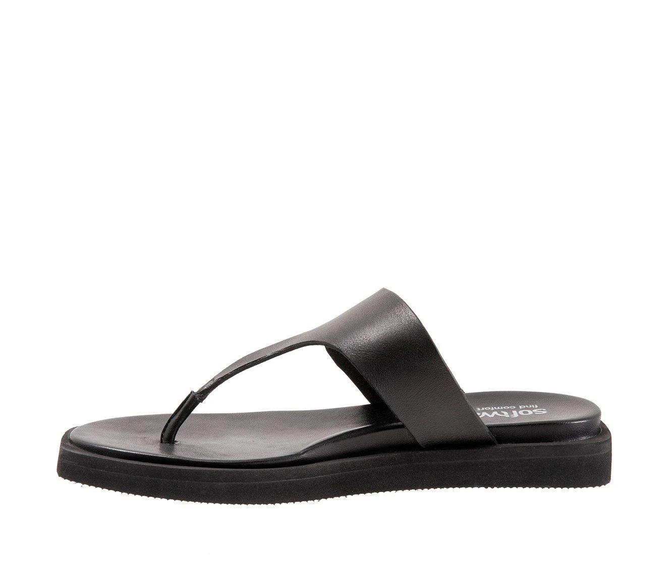 Women's Softwalk Kisi Flip-Flops Black - Image 3