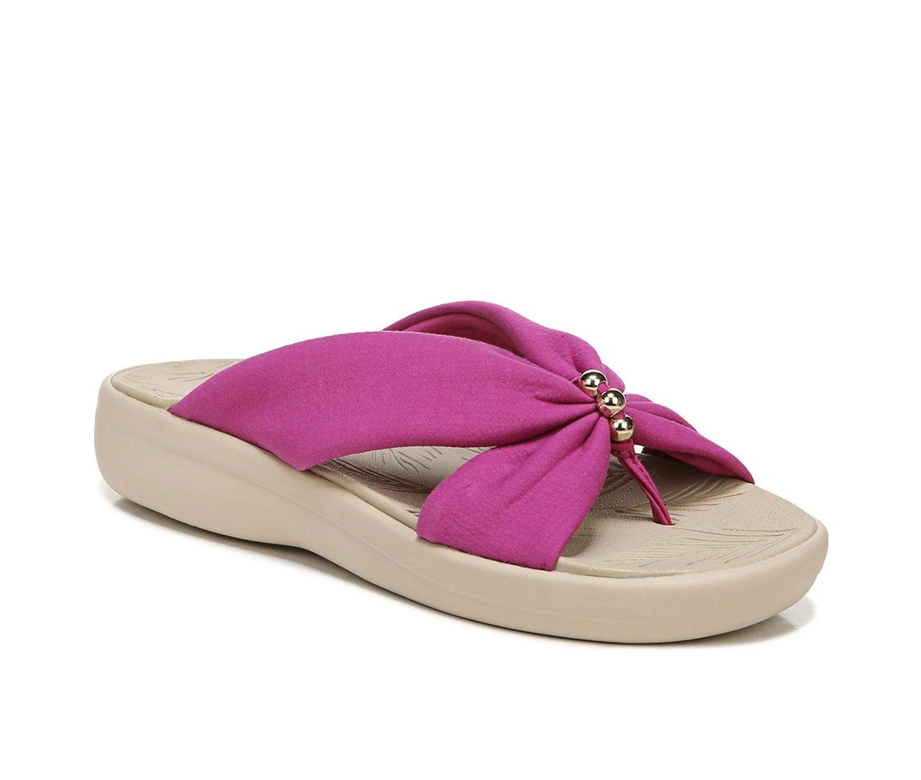 Women's BZEES Promise Flip-Flops Festival Pink - Image 3
