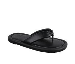 Women's Halston Citizen Flip-Flops Black 4 Women's Halston Citizen Flip-Flops Black -Journee Collection Shop 2 917