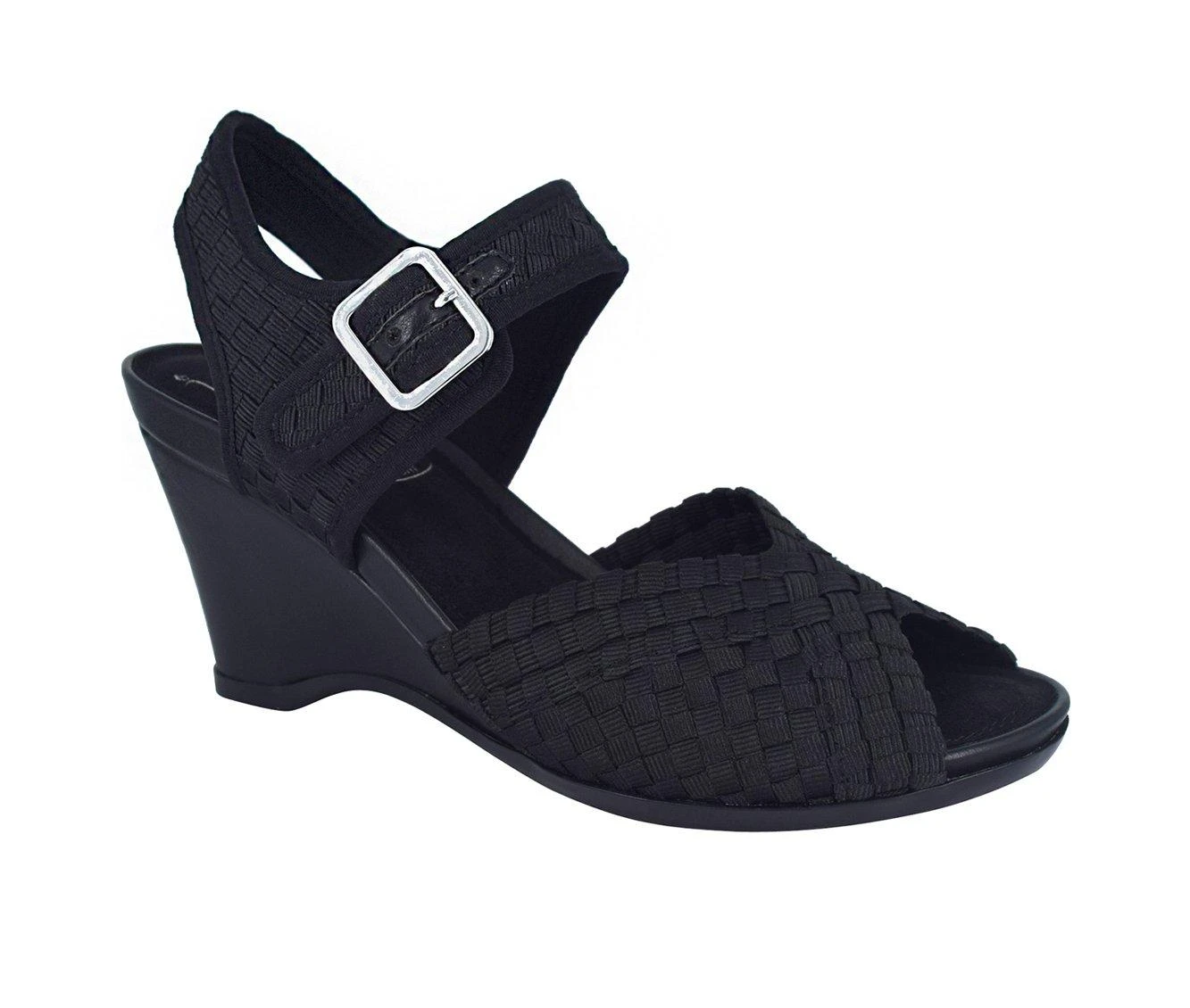 Women's Impo Varla Wedge Sandals Black - Image 3