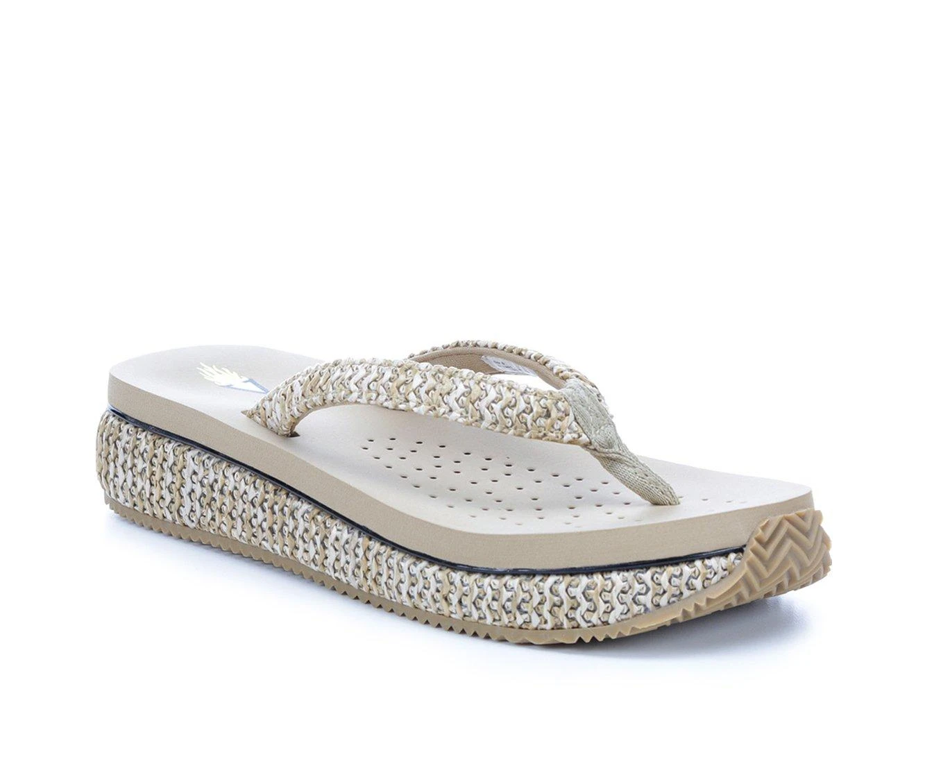 Women's Volatile Palau Flip-Flops Natural - Image 3