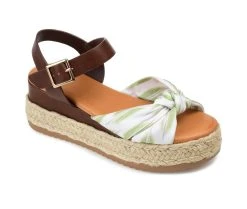 Women's Journee Collection Adriann Espadrille Wedge Sandals Green 4 Women's Journee Collection Adriann Espadrille Wedge Sandals Green -Journee Collection Shop 2 99