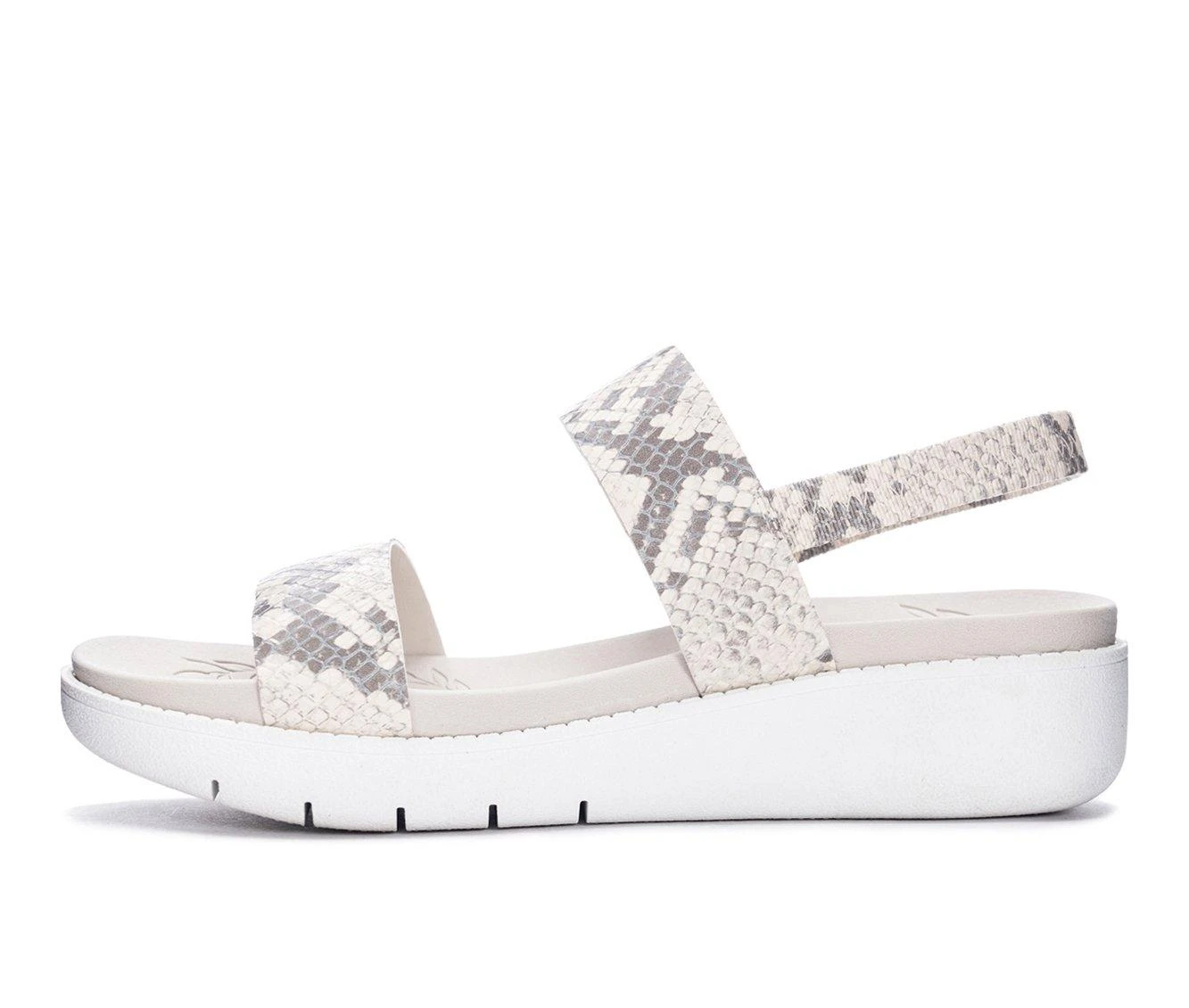 Women's CL By Laundry Catching Wedge Sandals Beige - Image 4