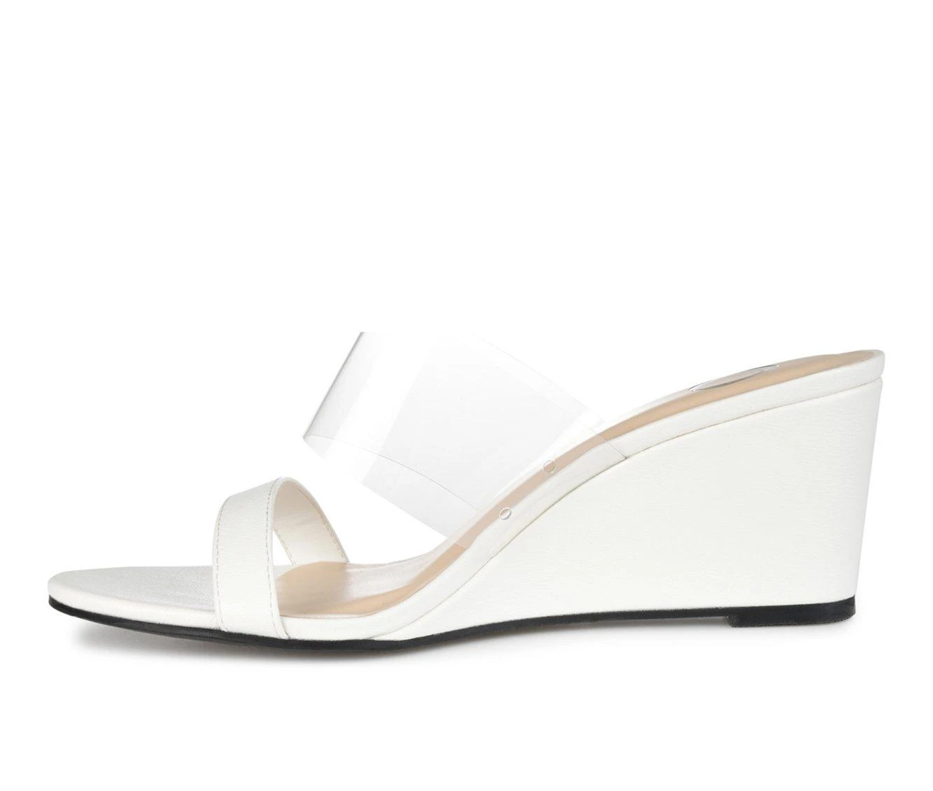 Women's Journee Collection Angelina Dress Wedges White - Image 4