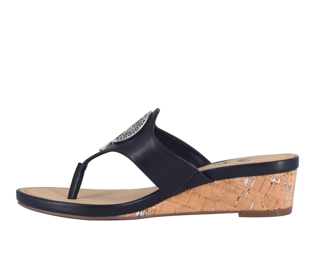 Women's Impo Ronella Wedge Sandals Black - Image 4