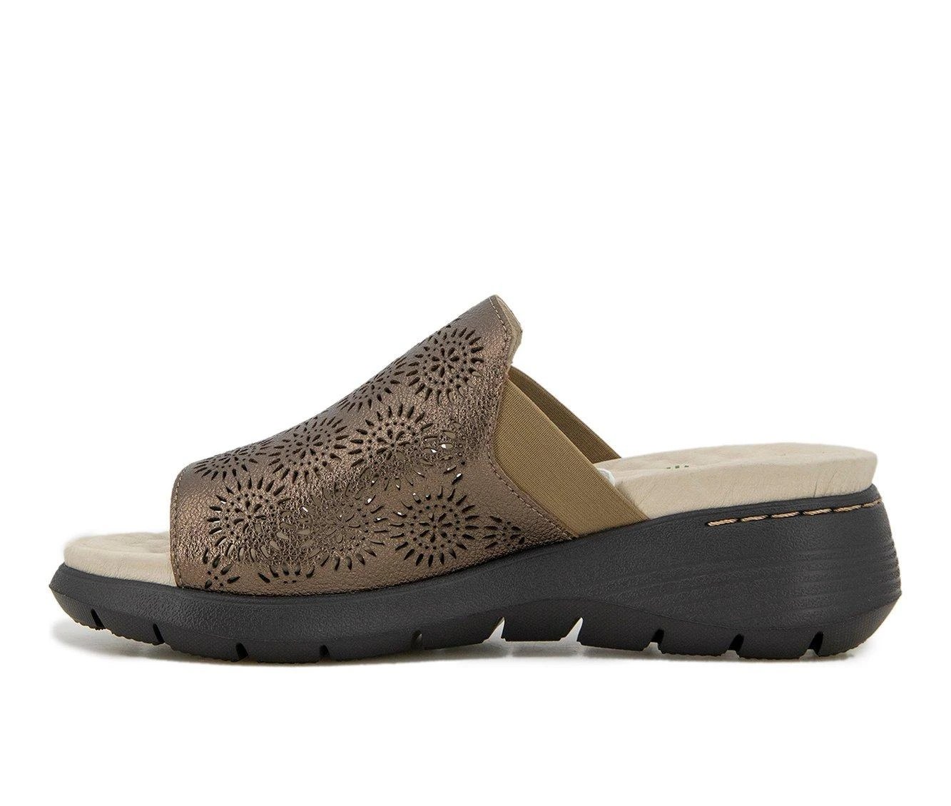 Women's JSport Queens Wedge Sandals Bronze - Image 4