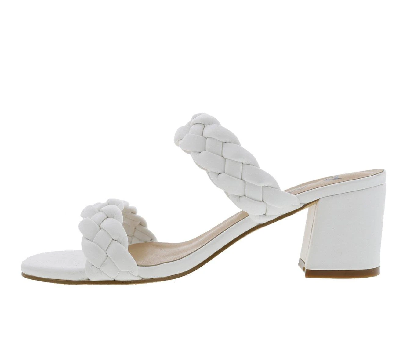 Women's Bellini Fuss Dress Sandals White - Image 4