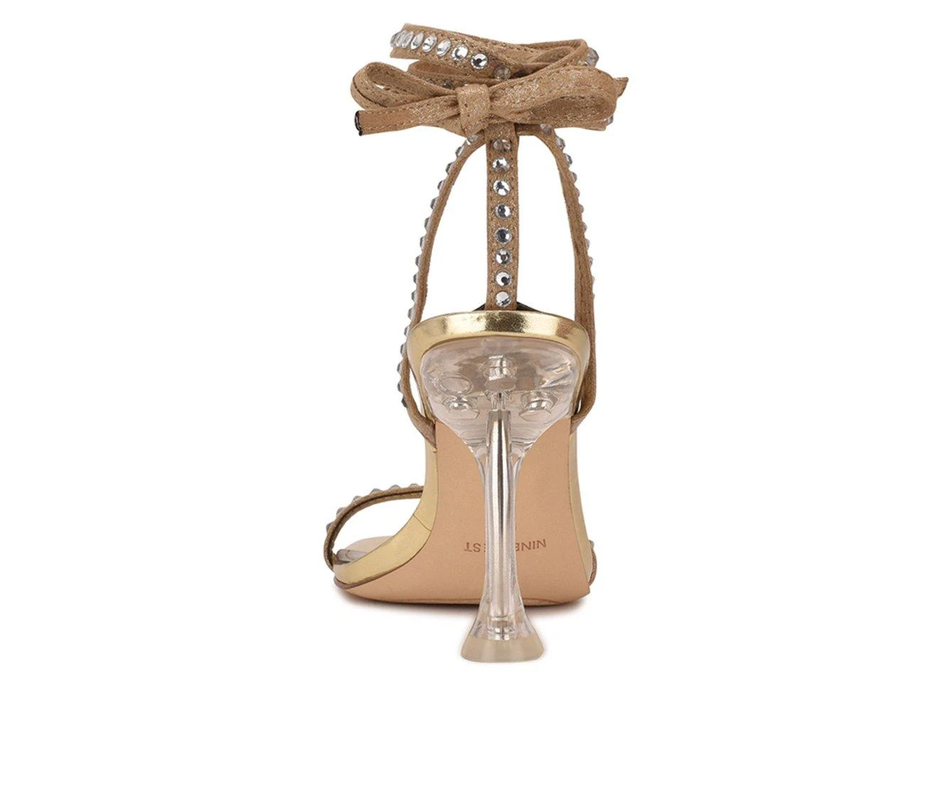 Women's Nine West Zing Dress Sandals Gold - Image 4