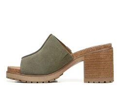 Women's Zodiac Lissa Heeled Sandals Moss 5 Women's Zodiac Lissa Heeled Sandals Moss -Journee Collection Shop 3 478