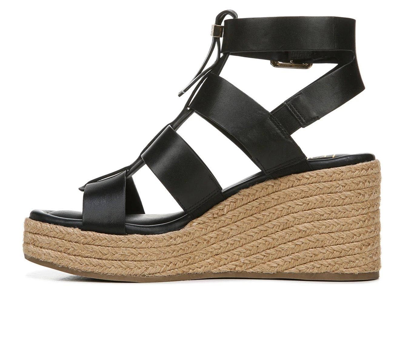 Women's Franco Sarto Palms Platform Wedge Sandals Black - Image 4