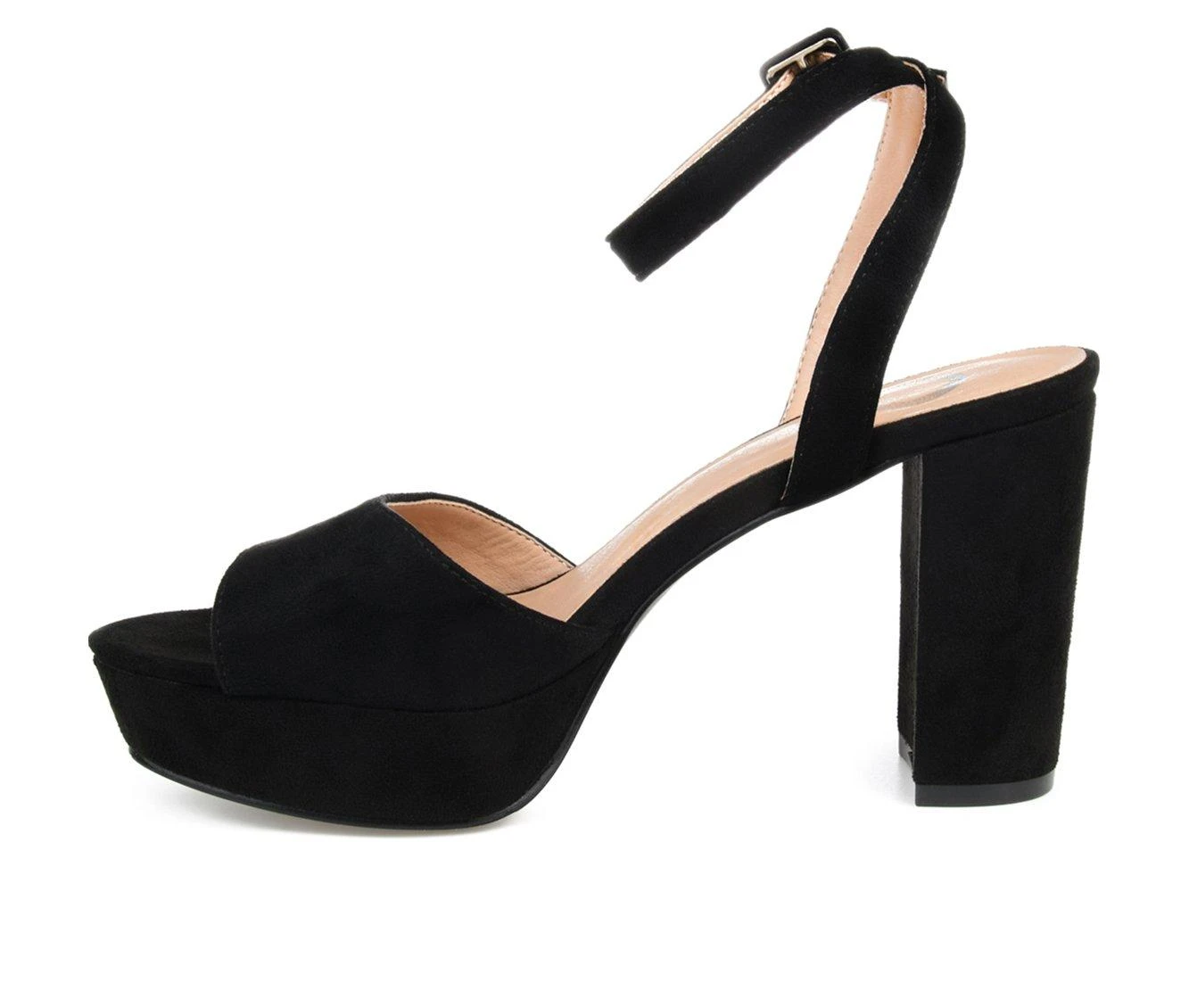 Women's Journee Collection Nairri Platform Heels Black - Image 4