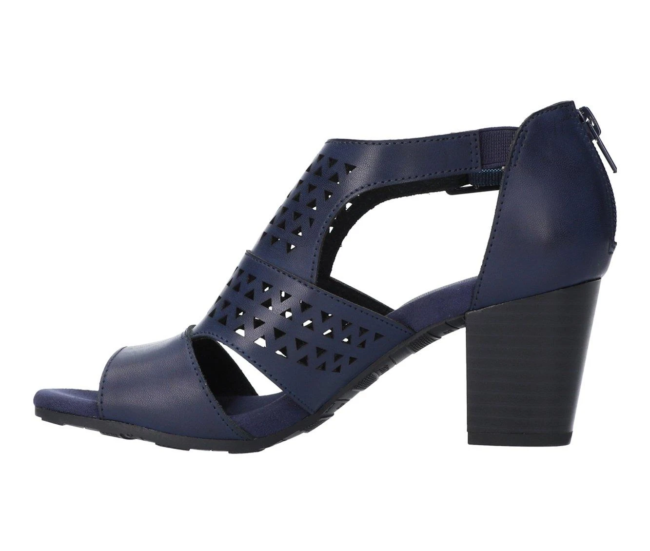Women's Easy Street Adara Dress Sandals Navy - Image 4